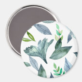 Waterverf gestorven bladeren 11 magneet (Voorkant / Achterkant)