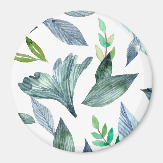 Waterverf gestorven bladeren 11 magneet (Voorkant)