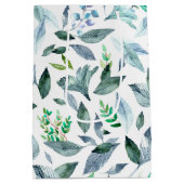 Waterverf gestorven bladeren 11 medium cadeauzakje (Achterkant)