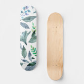 Waterverf gestorven bladeren 11 persoonlijk skateboard (Voorkant)