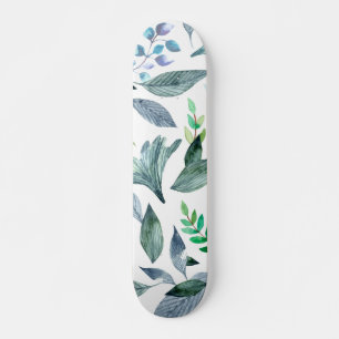 Waterverf gestorven bladeren 11 persoonlijk skateboard