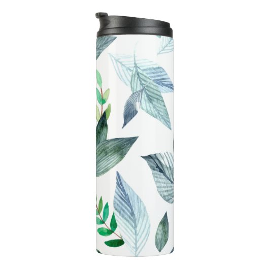 Waterverf gestorven bladeren 11 thermosbeker (Geroteerd rechts)