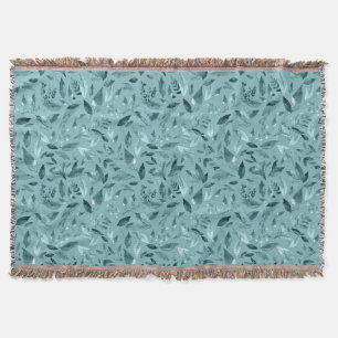 Waterverf gestorven bladeren 2 deken