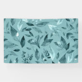 Waterverf gestorven bladeren 2 spandoek (Horizontaal)