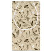 Waterverf gestorven bladeren 4 klein cadeauzakje (Achterkant)