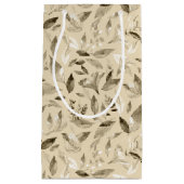 Waterverf gestorven bladeren 4 klein cadeauzakje (Voorkant)