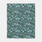 Waterverf gestorven bladeren 5 fleece deken (Voorkant)