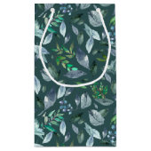 Waterverf gestorven bladeren 5 klein cadeauzakje (Achterkant)