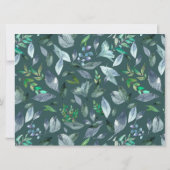 Waterverf gestorven bladeren 5 save the date (Achterkant)