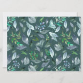 Waterverf gestorven bladeren 5 save the date (Voorkant)