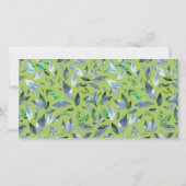 Waterverf gestorven bladeren 6 aankondiging (Achterkant)