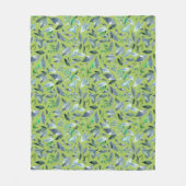 Waterverf gestorven bladeren 6 fleece deken (Voorkant)