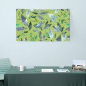 Waterverf gestorven bladeren 6 spandoek (Beurs)
