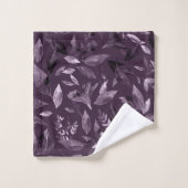 Waterverf gestorven bladeren 7 bad handdoek (Wasdoekje)