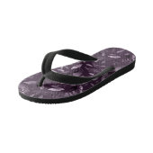 Waterverf gestorven bladeren 7 kinder teenslippers (Schuin)