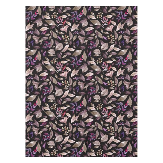 Waterverf gestorven bladeren tafelkleed (Voorkant)