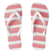 WATERVERF GESTREEPTE TEENSLIPPERS (Voetbed)