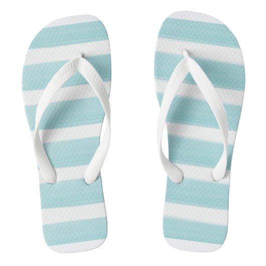 WATERVERF GESTREEPTE TEENSLIPPERS (Voetbed)