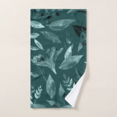 Waterverf gevallen bladeren 10 bad handdoek (Handdoek)