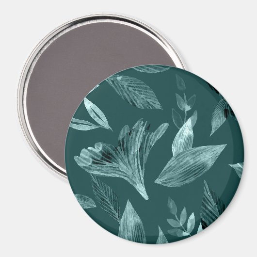 Waterverf gevallen bladeren 10 magneet (Voorkant / Achterkant)