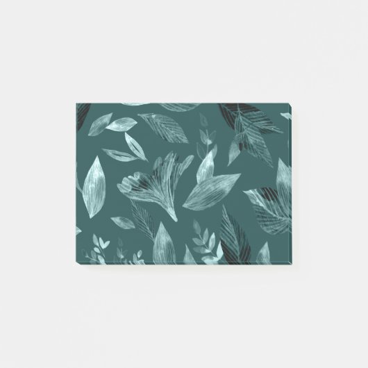 Waterverf gevallen bladeren 10 post-it® notes (Voorkant)