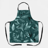Waterverf gevallen bladeren 10 schort (Voorkant)