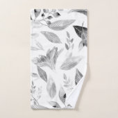 Waterverf gevallen bladeren 8 bad handdoek (Handdoek)