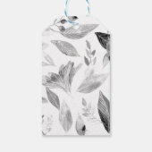 Waterverf gevallen bladeren 8 cadeaulabel (Achterkant)