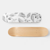 Waterverf gevallen bladeren 8 persoonlijk skateboard (Horizontaal)