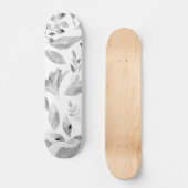 Waterverf gevallen bladeren 8 persoonlijk skateboard (Voorkant)
