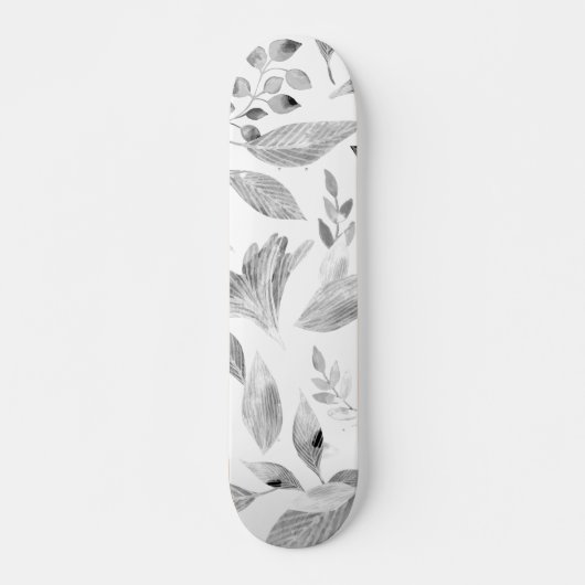 Waterverf gevallen bladeren 8 persoonlijk skateboard (Voorkant)
