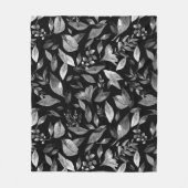 Waterverf gevallen bladeren 9 fleece deken (Voorkant)