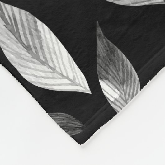 Waterverf gevallen bladeren 9 fleece deken (Hoek)