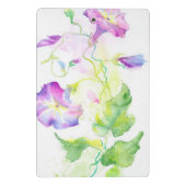 Waterverf, geverfd, convolvulus bloemen mini klembord (Achterkant)