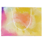 Waterverf, geverfd, fijne verjaardag, grote cadeau large cadeautasje (Achterkant)