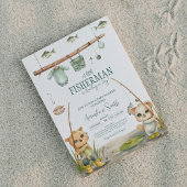 Waterverf Gevist Boy Baby shower Kaart