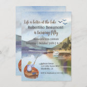 Waterverf Gevist op het 50ste verjaardagsfeest van Aankondiging (Voorkant / Achterkant)