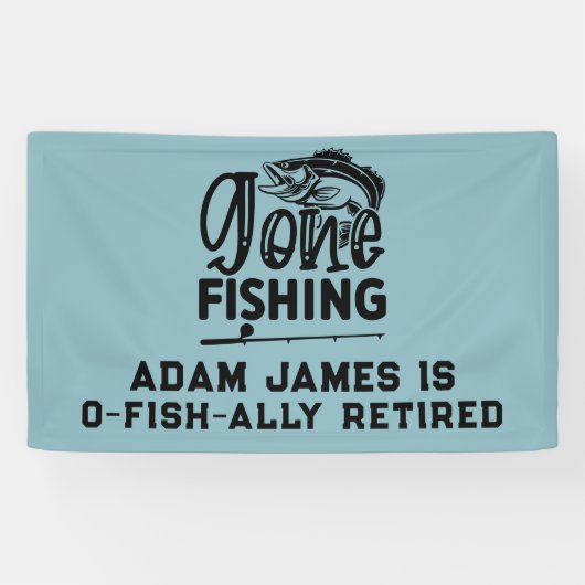 Waterverf Gevist Pensioen Partij - weg Gevist Spandoek (Horizontaal)