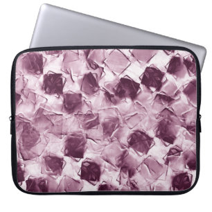 Waterverf gevlekte textuurachtergrond. Handtekenin Laptop Sleeve