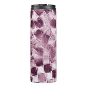 Waterverf gevlekte textuurachtergrond. Handtekenin Thermosbeker (Achterkant)