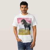 Waterverf geweldige paarden t-shirt (Voorkant volledig)