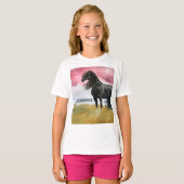 Waterverf geweldige paarden t-shirt (Voorkant volledig)