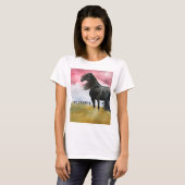 Waterverf geweldige paarden t-shirt (Voorkant volledig)