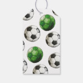 Waterverf Gewricht Voetbal Cadeaulabel (Achterkant)