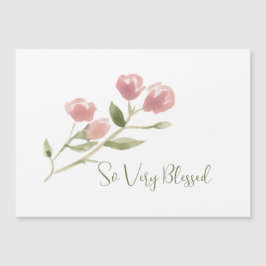 Waterverf Gezegelde magnetische Kaart