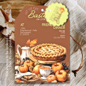 Waterverf Gezellige Vriendschappen Nodig Potluck L Bedankjes Labels