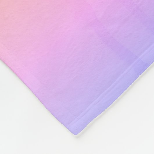 Waterverf gezicht fleece deken (Hoek)