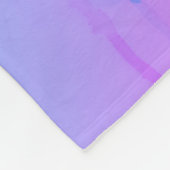 Waterverf gezicht fleece deken (Hoek)