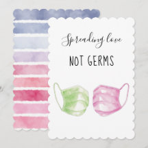 Waterverf gezichtsmasker Valentijnsdag