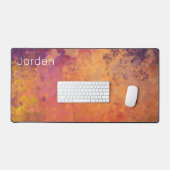 Waterverf Ggloed Autumn Branch Bureaumat (Keyboard & Muis)